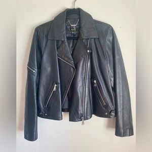 Bernardo Real Leather Moto Jacket